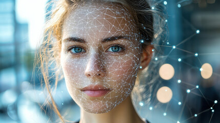 Social media influencer showcases deepfake technology for enhanced beauty appeal