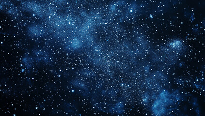 Dark blue pattern with small white dots, high-resolution background texture for design or print. Close-up top view.