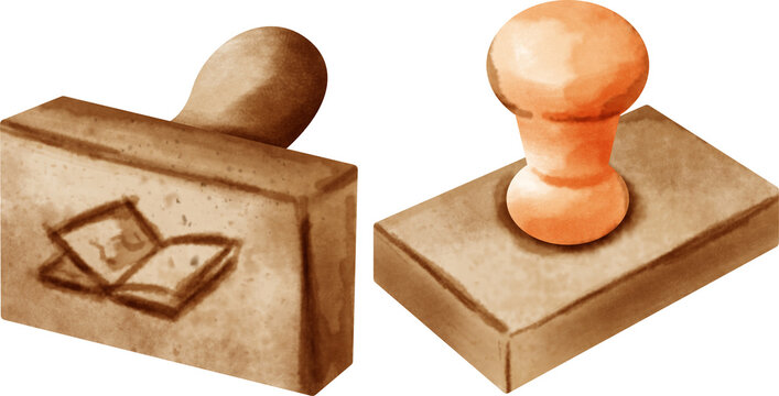 watercolor stamper