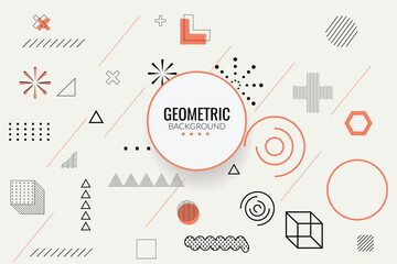 Memphis design background abstract memphis background geometric elements in memphis background	