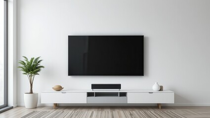 Modern Living Room TV Setup (1)