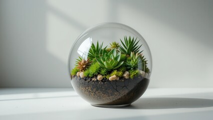 Terrarium Globe - Sunlight, Interior