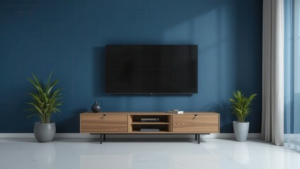 Modern Living Room with TV (3)