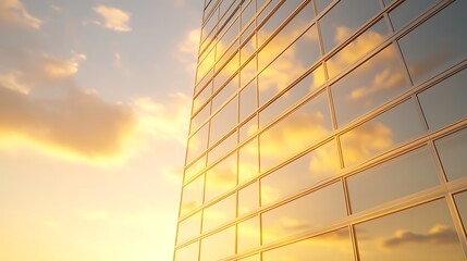 A business tower architectural visualization image showcasing modern design and structure.