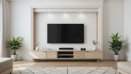 Modern Living Room TV Area (1)