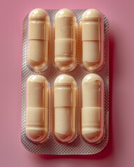 Various Medications and Pills on a Pastel Background, Pharmaceutical Drugs, Healthcare Concept  
