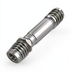 Metallic Cylindrical Component with Threaded Sections
