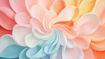 A beautiful colorful flower with soft and delicate petals
