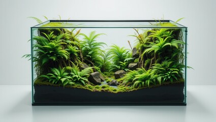 Aquarium Terrarium Landscape Display