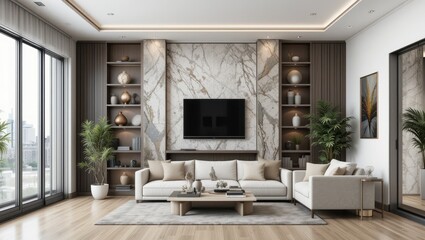 Modern Living Room Interior Design (64)