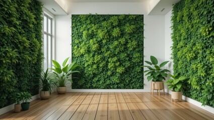 Modern Room with Vertical Garden