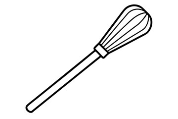 Pastry Brush Line Art – Elegant Vector for Baking and Culinary Designs

