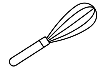 Pastry Brush Line Art – Elegant Vector for Baking and Culinary Designs

