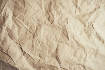 Fototapeta premium Realistic Crumpled Paper Texture with Vintage Photo Effect