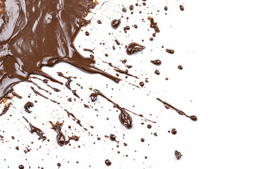 Wet Mud and Water Droplets Creating Unique Texture