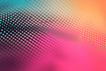 Creative Abstract Blur with Halftone Elements