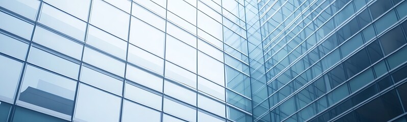 Close-up shot of a newly constructed commercial building showcasing modern architecture.