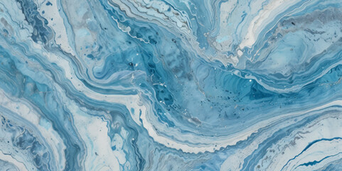 Blue ocean wave background. Blue and white water ocean background.
