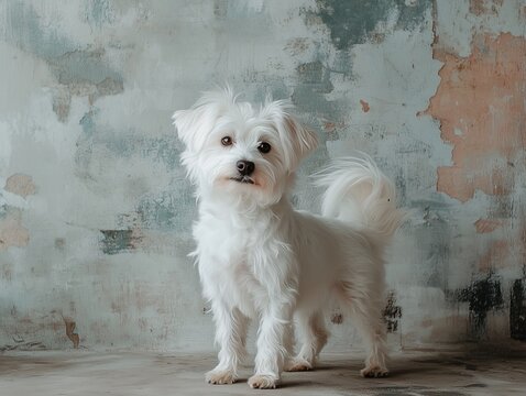 little white dog