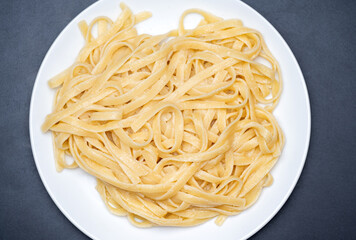 spaghetti in a plate