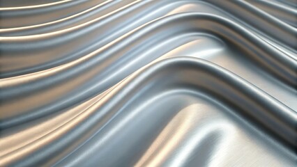 Fototapeta premium abstract silver metallic wave pattern, perfect for backgrounds and design