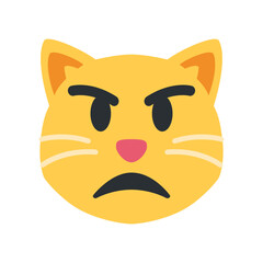 Pouting Cat Face