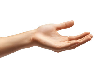 Open Hand Reaching Out, Ready to Receive