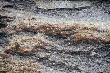 rough decorative granite boulder structure