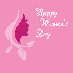 International Women's Day template for advertising, banners, leaflets and flyers. Poster, background, card, logo design for Women's Day wishes, greeting card, web, social media post, 8th March.
