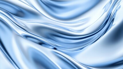 Obraz premium Summer waves in realistic blue tones coastal location abstract photo serene environment close-up view tranquil concept