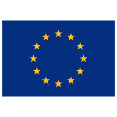 Flag of european union official eu vector image