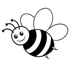 bee cartoon illustration
