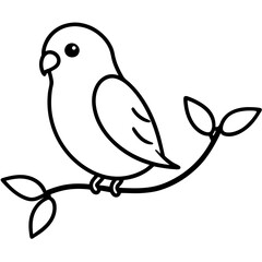 vector illustration of a bird