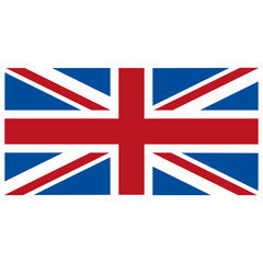 National flag of great britain vector image