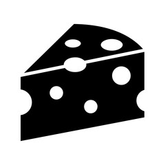Cheese icon color editable on white background