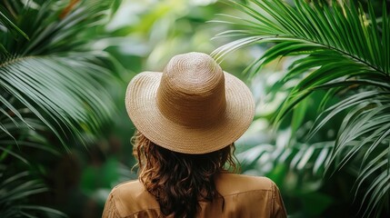 A fearless explorer making a life-changing decision in an uncharted jungle, symbolizing bold leadership