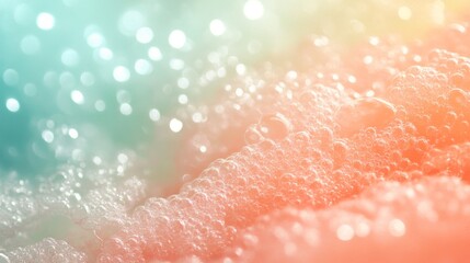 Fototapeta premium Soft focus abstract image with bubbles and bokeh effects