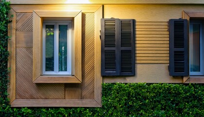 window with shutters