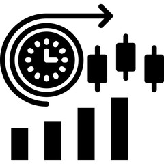 Futures Trading glyph icon