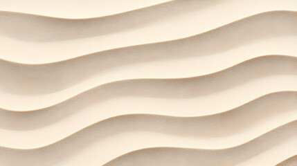 Obraz premium Soft Curved Patterns in Light Beige Tones for Minimalistic Design