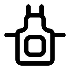 Obraz premium apron icon for illustration