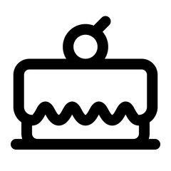 dessert icon for illustration