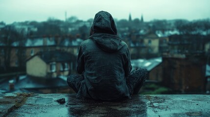 Individual Overcoming Challenges in Documentary Style Imagery