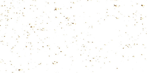Golden glitter confetti falling down on transparent background. Vector illustration.