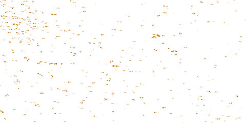 Vector gold particles confetti glitter on transparent background.  Gold sparks and doted golden glitter special light effect celebration background. 
