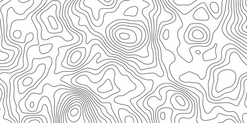 Abstract Topographic Contour Map Pattern Minimalist Geometric Background