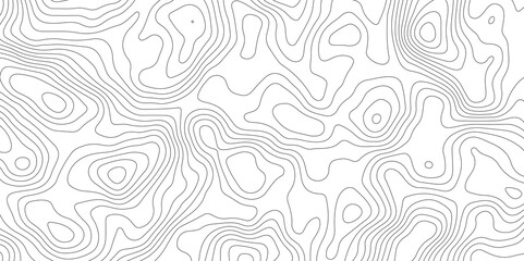 Fototapeta premium Abstract Topographic Contour Map Pattern Minimalist Geometric Background