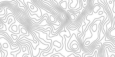 Fototapeta premium Abstract Topographic Contour Map Pattern Minimalist Geometric Background