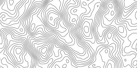 Fototapeta premium Abstract Topographic Contour Map Pattern Minimalist Geometric Background