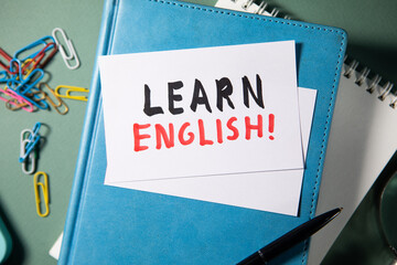 word writing text learn english